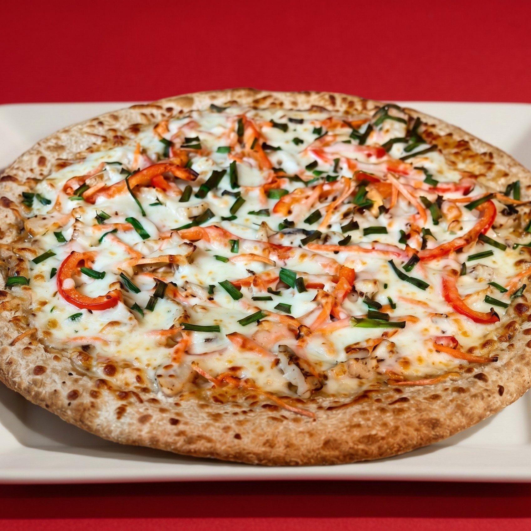 Thai Chicken Pizza.