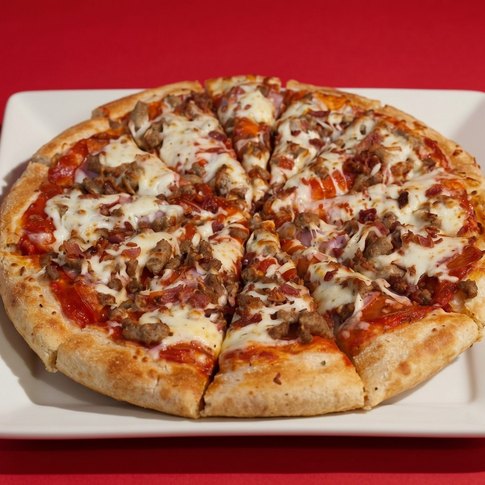 The Meat Eater Pizza.